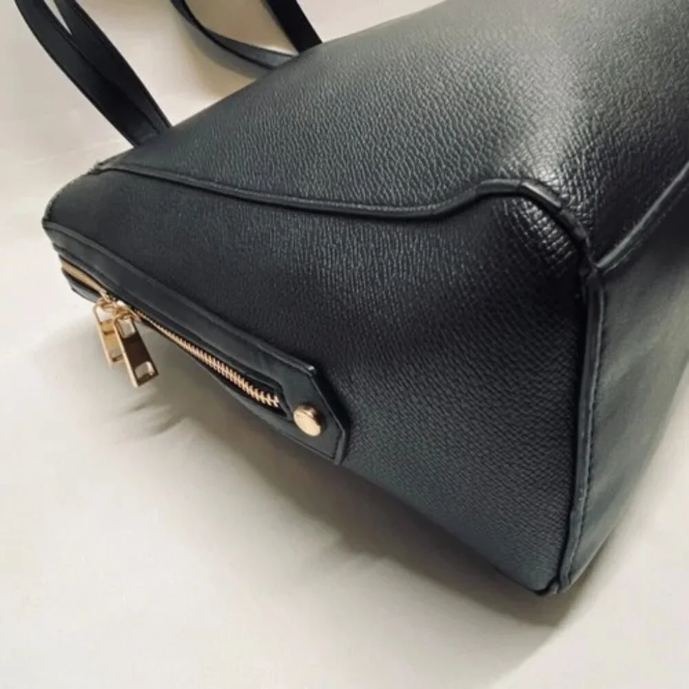 Laptop Bag Breifcase‎ Purse A New Day Women's Black Gold Shoulderbag Target EUC